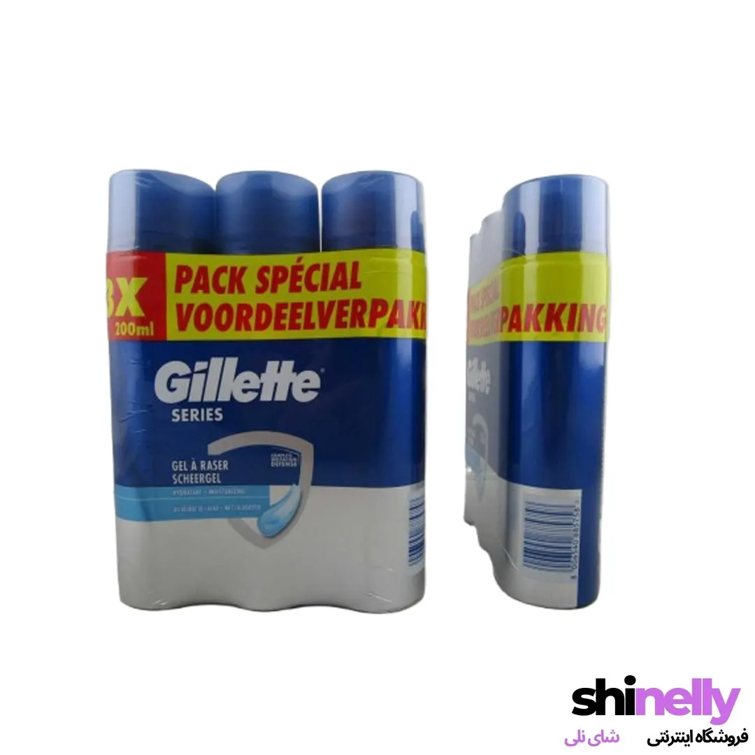 پک سه عددی ژل اصلاح صورت ژیلت 200 میل